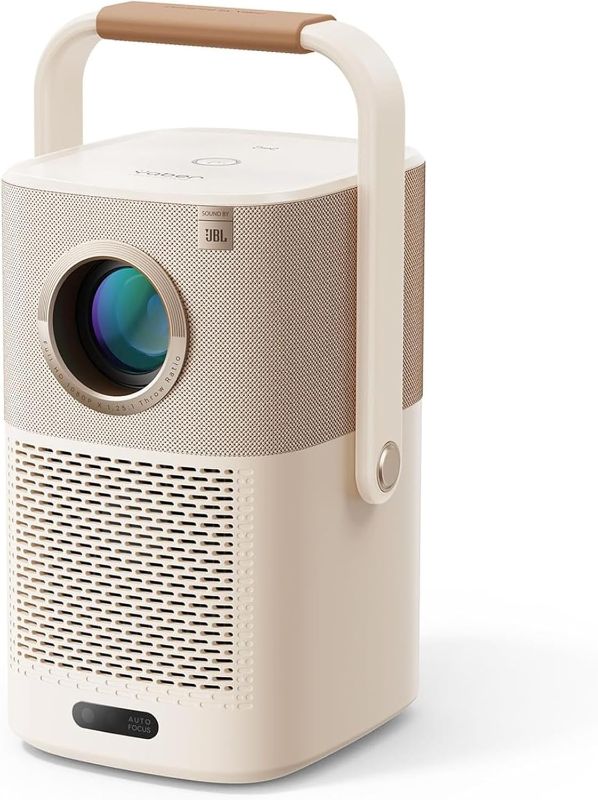Photo 1 of [Sound by JBL & Built-in Battery] Yaber T2 Outdoor Projector with WiFi 6 and Bluetooth, Native 1080P Smart Movie Portable Projector for Inside and Outside, Compatible with TV Dongle (Not included)
