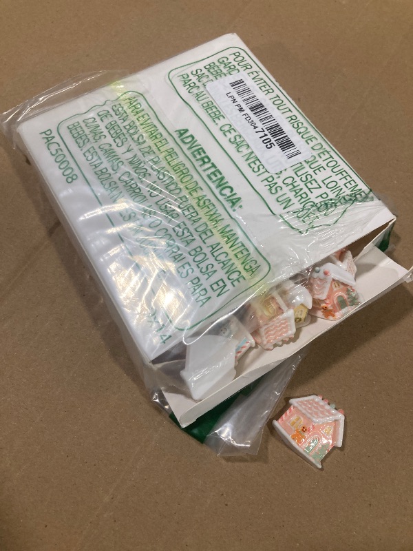 Photo 1 of 30 Pcs Pastel Christmas Gingerbread House Flatback Resin Charms Miniature Figurines Christmas Decorations for Crafts, Nail Art, Jewelry & Scrapbooking