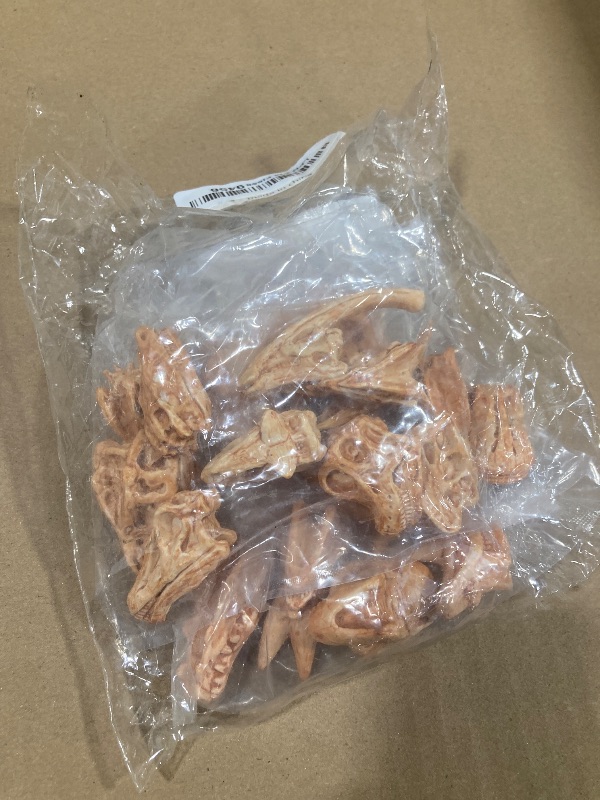 Photo 1 of 19 PCS Mini Mammal Skull Set Realistic Dinosaur Bones Prehistoric Animals Head Skeleton Playsets Ancient Daeodon Mastodon Collection Figures Models