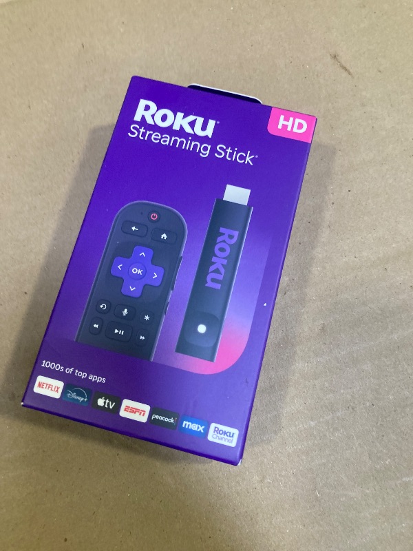 Photo 1 of Roku Streaming Stick HD 2025 — HD Streaming Device for TV with Roku Voice Remote, Free & Live TV