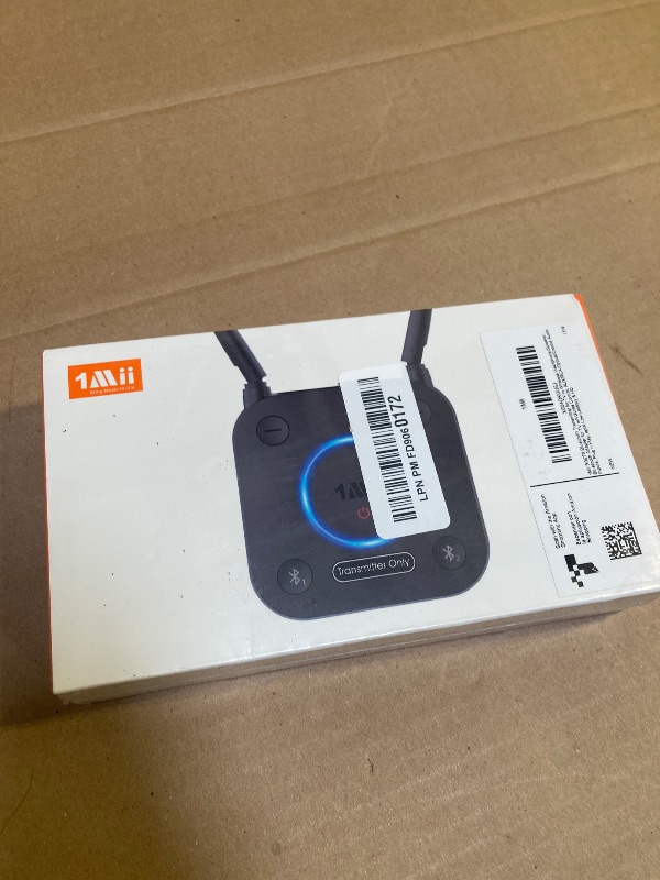 Photo 1 of 1Mii B06TX Bluetooth 5.2 Transmitter for TV to Wireless Headphone/Speaker, Bluetooth Adapter for TV w/Volume Control, AUX/RCA/Optical/Coaxial Audio Inputs, Plug n Play, aptX Low Latency & HD