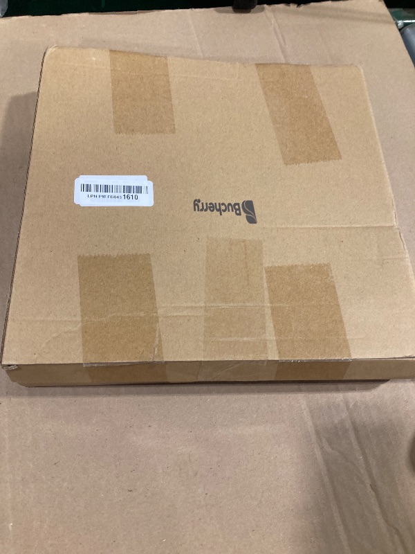 Photo 1 of Wood Butcher Block Cutting Board with Feet for Kitchen, 11.8 Inch Square Chopping Block Cutting Board with Legs for Meat Cheese Vegetables Kitchen Charcuterie, 2.6 Inches Thick