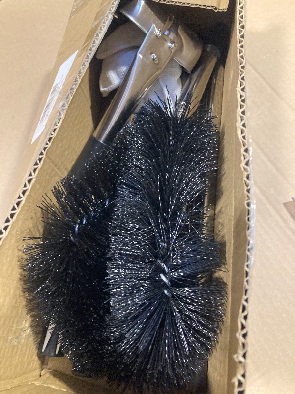 Photo 1 of 11.8FT Gutter Cleaning Tools from the Ground, Adjustable Length Gutter Cleaning Pole with Gutter Scoop, Gutter Brush, Gutter Rake, Efficient Gutter Cleaner for Leaves, Twigs & Debris