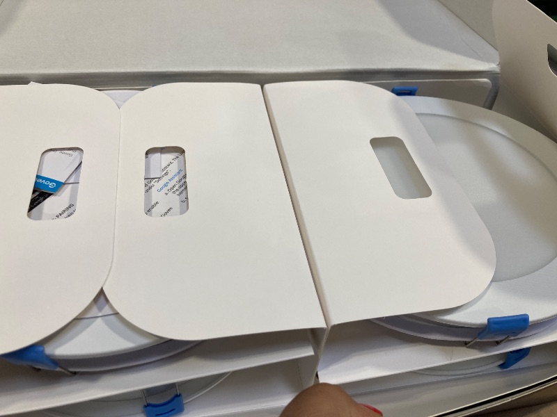 Photo 1 of 4PACK  Govee Smart Recessed Lighting 6 Inch, Wi-Fi Bluetooth Direct Connect RGBWW LED Downlight, 65 Scene Mode, Canless Recessed Light Work with Alexa & Google Assistant with Junction Box, 1100 Lumen