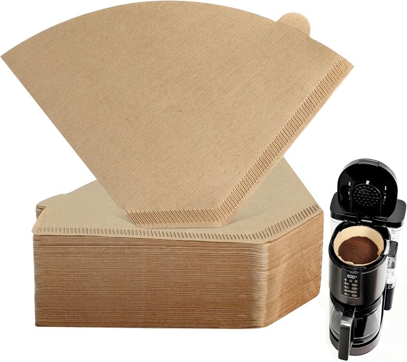 Photo 1 of 200 Count Cone Coffee Filters #4, Clinuse Unbleached Size 04 Coffee Filters 8-12 Cup, Disposable Natural Paper Filters, No.4 Cone Filters for Ninja, Cuisinart, Pour Over and Drip Coffee Maker
