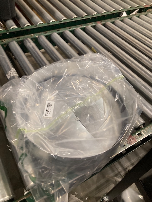 Photo 1 of Draft Blocker 12'' Inch - Backdraft Damper - Draft Stopper - Backflow Preventer - Inline Fan Vent Deflector - One-Way Airflow Ducting - Dryer Duct Connector with Backdraught Flap