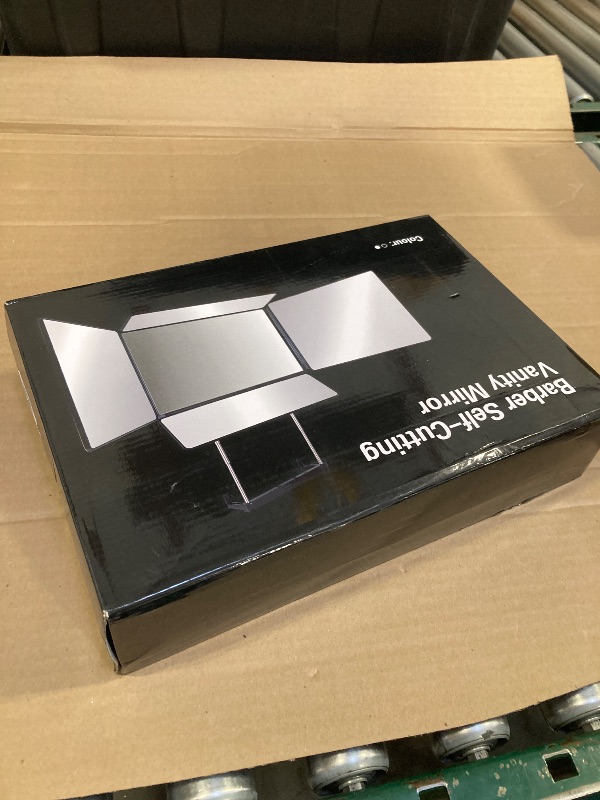 Photo 1 of 5 Way Mirror for Self Hair Cutting & Shaving - 360 Adjustable Height for Men & Women (White)