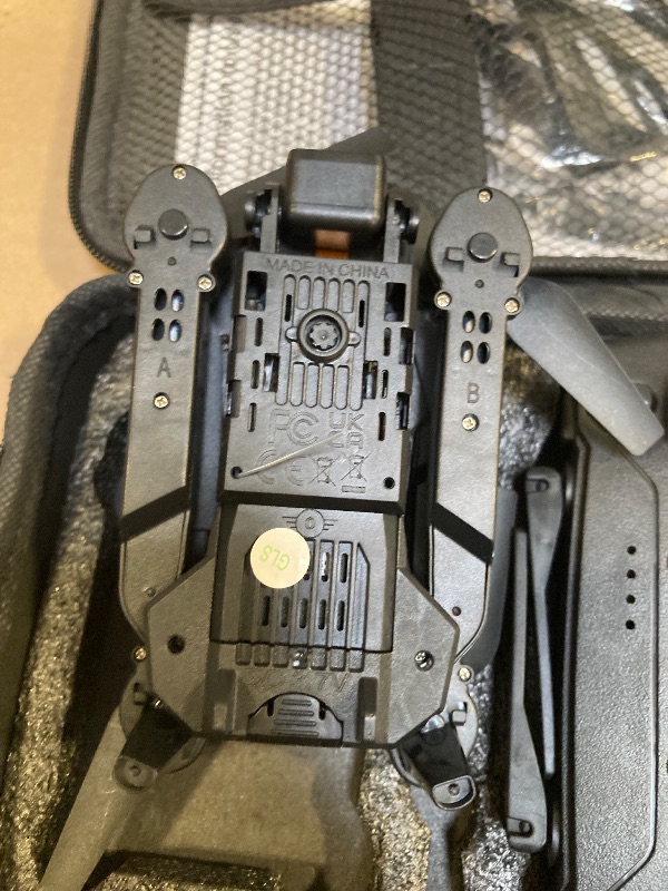 Photo 1 of Mini Drone With 4K Cameras,Drones One Key Take Off/Landing, Waypoint Fly,Gesture Selfie,Headless Mode,3 Speeds Modes,2 Batteries,Remote Control Foldable RC Quadcopter Toys Gifts for Boys Girls. (Black)