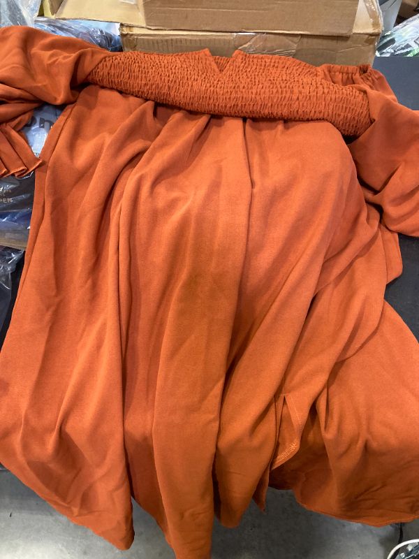 Photo 1 of 2XL- BURNT ORANGE SUN DRESS.