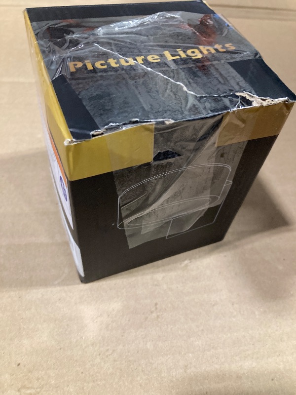 Photo 1 of 3Pack Picture Lights for Wall, RGB Color Changing Led Art Display Light with Rechargeable Battery Operated, Magnetic Painting Light with Remote Control, Wireless Home Wall Decorative Lighting, Black