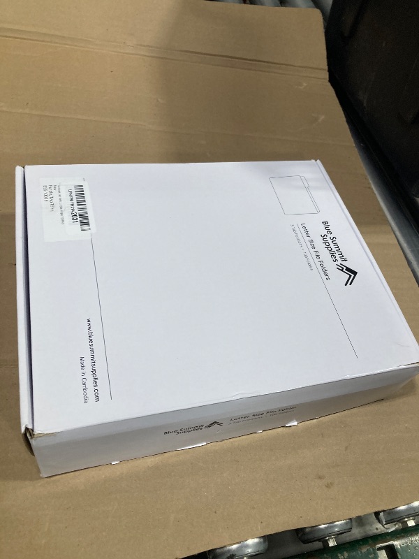 Photo 1 of 100 Blue Summit Supplies Purple File Folders Letter Size 1/3 Cut, Two-Tone Purple Folders, Durable 11pt Paper, Assorted Tabs, Holds Letter Size Documents