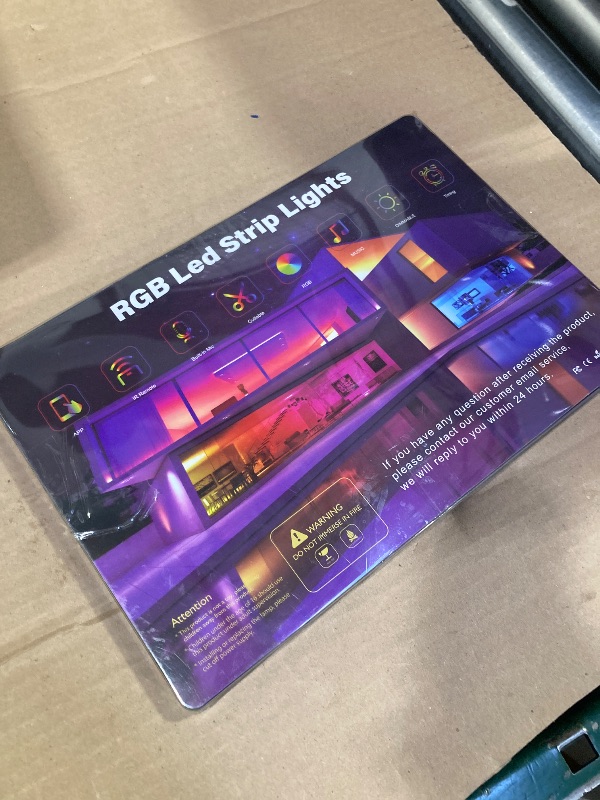 Photo 1 of 200 FT Led Lights for Bedroom, Music Synchronized Smart Led Strip Lights, Ultra Long with Remote Application Control Bluetooth LED Lights, Color Change RGB Light
