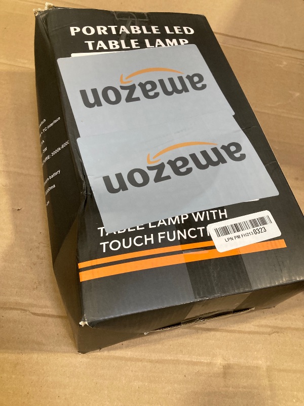 Photo 1 of 2 Pack LED Cordless Table Lamp, Portable 5000mAh Rechargeable Bedside Lamp, Touch Control Outdoor Table Lamps, 3 Color Dimmable Battery Operated Lamps for Bedroom//Restaurant/ Patio/ Outdoor - Gold
