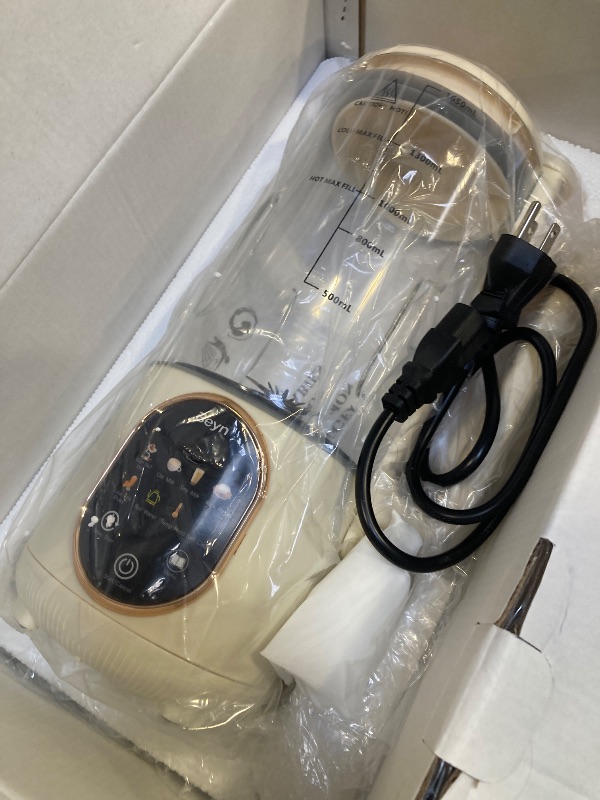 Photo 1 of Beyn 10-in-1 Automatic Nut Milk Maker Machine, 60oz Large Capacity with ?? ???????? Blades & Self-Cleaning. for Homemade Almond, Soy, Oat Milk, Milkshake - Delay Start & Keep Warm Functions