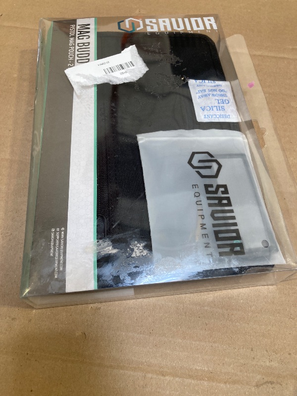 Photo 1 of Savior Equipment Mag Buddy  Tactical Pistol Mag Pouch Hold Up to 5 Standard Single/Double Stack Magazine, Handgun Magazine Organizer Holder Transportation Carrier, 4 of ID Patches Included