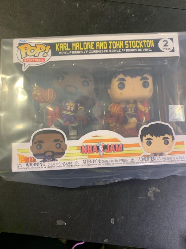 Photo 1 of Funko Pop Collectible Toy Figure - Karl Malone - NBA - Collectable Vinyl Figure - Gift Idea - Official Merchandise - Toys for Kids & Adults - Sports Fans