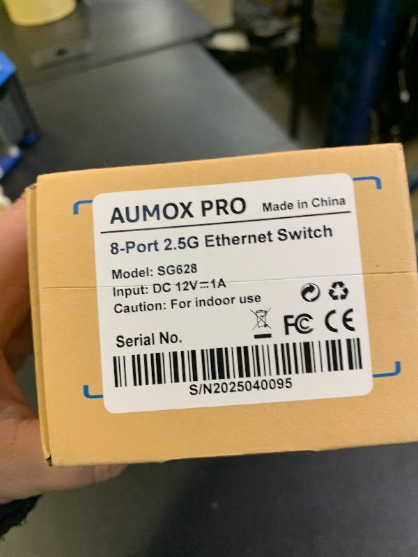 Photo 1 of 10 Port 2.5Gb Unmanaged Ethernet Switch with 8* 2.5G Base-T Ports, 2*10G SFP Ports, AUMOX PRO 80 Gbps Vlan Switching Capacity Compatible with 100/1000/2500Mbps Plug and Play