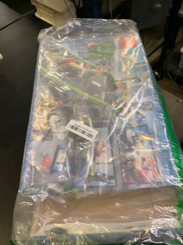 Photo 1 of **INCOMPLETE, MISSING PIECES** Lego City No Limits: Race Car Ramp Track Toy - Building Toy for Kids, Boys and Girls, Ages 6+ - Soap Box Car Ramp for Racing with 2 Cars, 4 Minifigures, and Buildable Ramp - Gift Idea - 60460