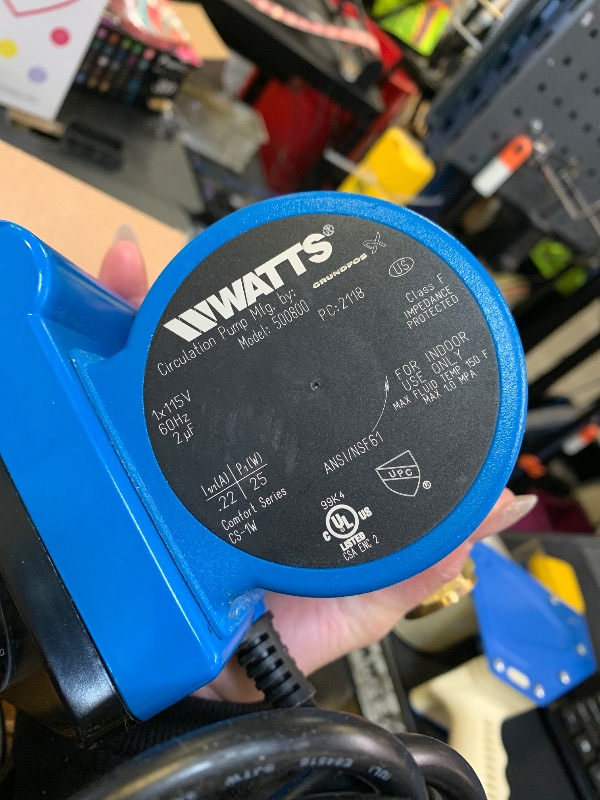 Photo 1 of Watts Heat H2O Hot Water Recirculation System w/Programmable Timer, Instant Hot Water, 3 Year Warranty, Pump, 2 Adapters, Sensor Valve, Mounting Screws, 2 Supply Lines, Easy DIY Install (0955805)