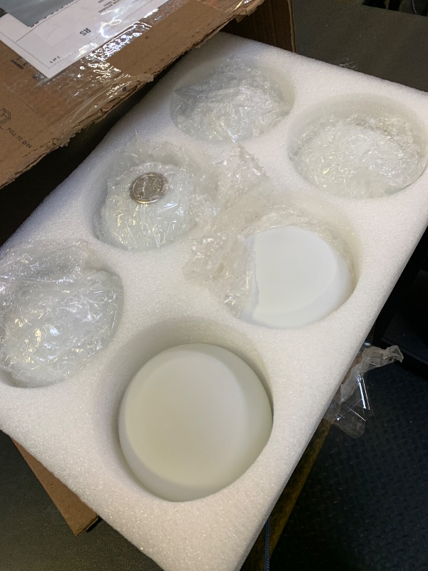 Photo 1 of  Glass Globe Lampshade 6PCS