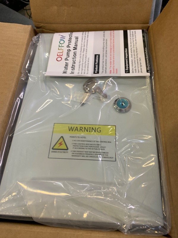 Photo 1 of 1.2-2.9 HP, 208/240VAC Pump Protection Box?3-Wire, Single Phase Well Pump Protection Box?for Deep Well Submersible Pump, Phase loss, Stall Protection, Ideal Protector for Pumps, Motors, Fans