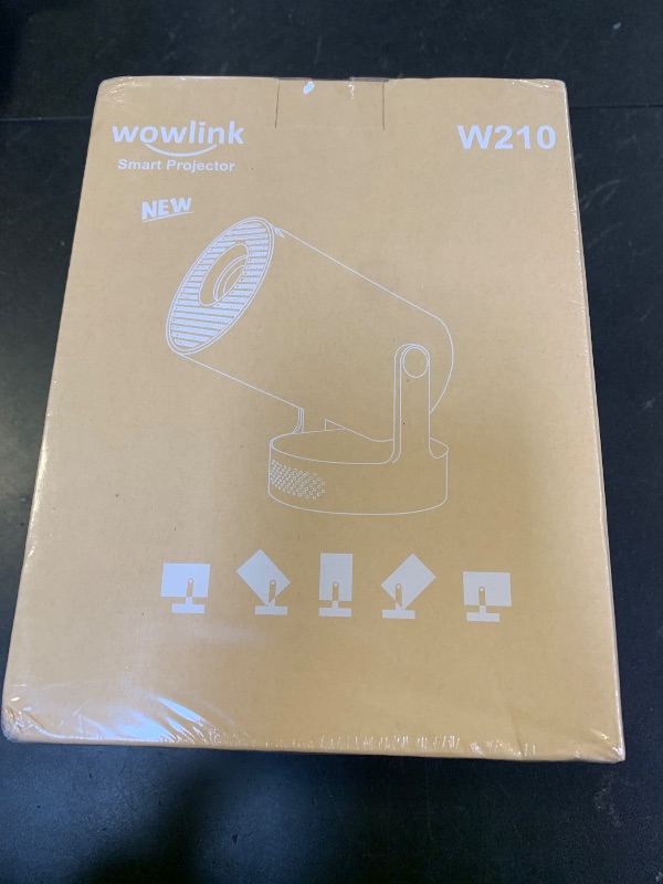 Photo 1 of [Built-in Apps & 2025 Upgraded] Mini Projector with WiFi 6 and Bluetooth 5.4 Support 4K 1080P Auto Keystone 180° Rotatable Projector Portable Compatibile with HDMI/TV Stick/Memory Stick/Laptop. BRAND NEW