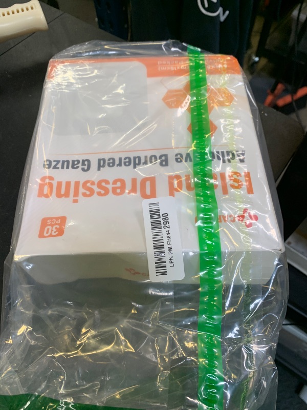 Photo 1 of [6''x6''-30count] Carbou Island Dressing Bordered Gauze Sterile Individually Wrapped Gauze Pads,Highly Absorbent Adhesive Dressing Pad,Soft and Breathable Wound Dressing for Wound Care
