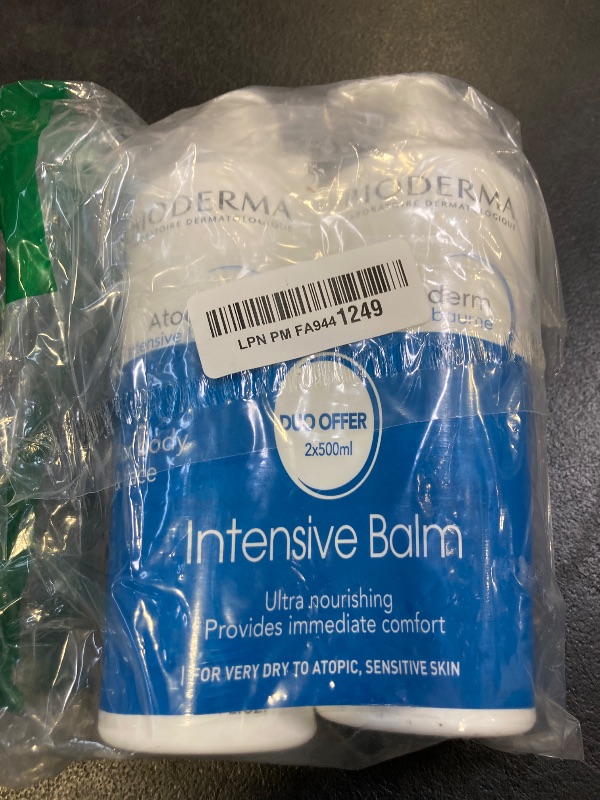 Photo 1 of Bioderma Atoderm Intensive Balm Duo Pack Ultra-Nourishing Body Cream for Very Dry Skin, 2x16.9 Fl Oz