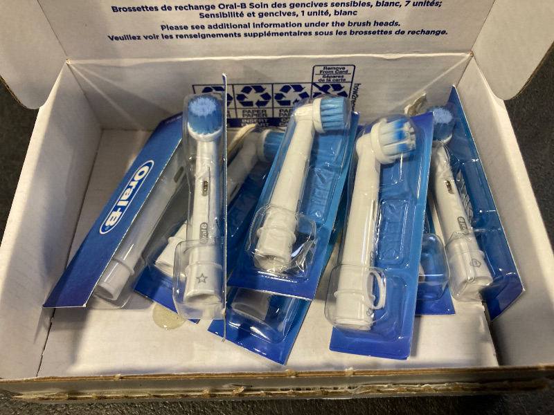 Photo 1 of Oral-B Sensitive Gum Care Electric Toothbrush Replacement Brush Heads, 8 Count