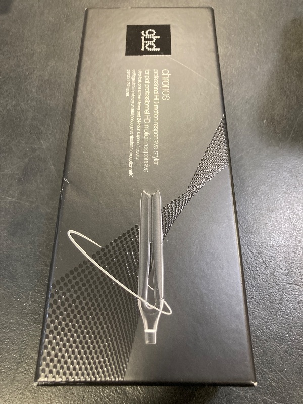 Photo 1 of ghd Chronos Styler - 1” Smart Flat Iron Hair Straightener with HD Motion-Responsive Technology, Faster Styling, 24-Hour Results, More Shine, Less Frizz, and No Extreme Heat Damage - Black