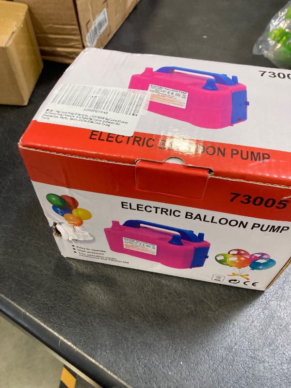 Photo 1 of Balloon Pump Electric,110V 600W Balloon Blower Inflator Dual Nozzle Air Pump Balloons Inflator for Decoration, Party, Sport,Gifts:2 Balloon Tying Tools