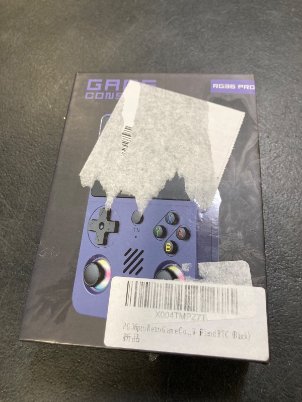 Photo 1 of R36TMAX Retro Gaming Console, 4.0'' IPS Screen, Retro Handheld Game Console with 18000+ Classic Games Supports WiFi Networked Fighting and OTG, 4000mAh Battery, with Portable Case(Carbon Black 64GB)