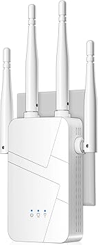 Photo 1 of 2026 WiFi Extender, 15888 sq.ft Internet Extender WiFi Booster, Long Range Wireless Repeater Signal Amplifier for Home, Mesh Wi-Fi 99% Faster | Broader Than Ever, Support 55+ Devices, 1-Tap Setup