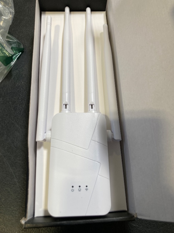 Photo 1 of 2026 WiFi Extender, 15888 sq.ft Internet Extender WiFi Booster, Long Range Wireless Repeater Signal Amplifier for Home, Mesh Wi-Fi 99% Faster | Broader Than Ever, Support 55+ Devices, 1-Tap Setup