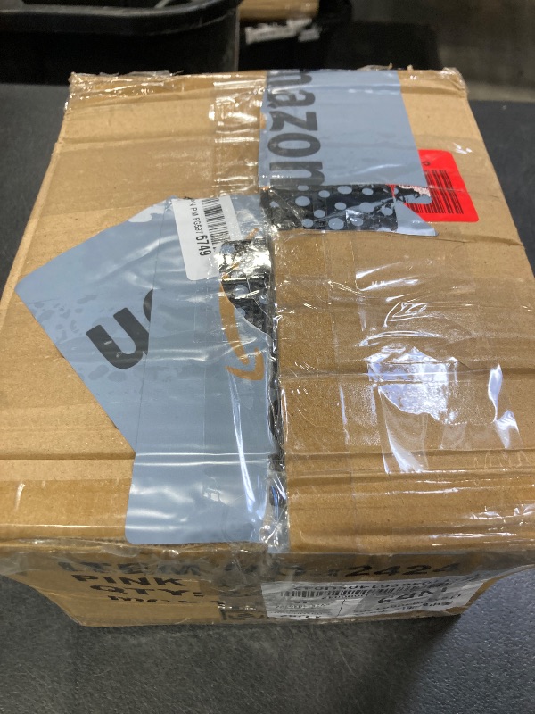 Photo 1 of 24 PCS Plastic Coupe Glasses 9 oz Pink Detachable Gold Rim Martini Glass Espresso Champagne Cocktail Cups Disposable Vintage Margarita Glassware for Birthday Baby Shower Wedding Bachelorette Party