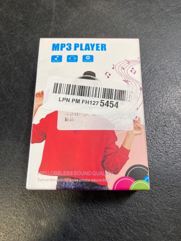 Photo 1 of 144GB MP3 Player - Music Player with Bluetooth 5.2 HiFi Sound Shuffle Single Loop FM Radio Built-in HD Speaker Voice Recorder Mini Design Ideal for Sport Earphones Included-Black-A5