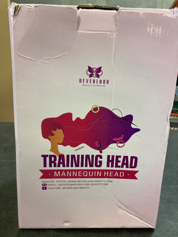 Photo 1 of 23 Inch Wig Head, Wig Stand Tripod with Head, Canvas Wig Head Stand with Mannequin Head for Wigs, Manikin Head Block Set for Wigs Making Display with Wig caps, T Pins Set, Bristle Brush