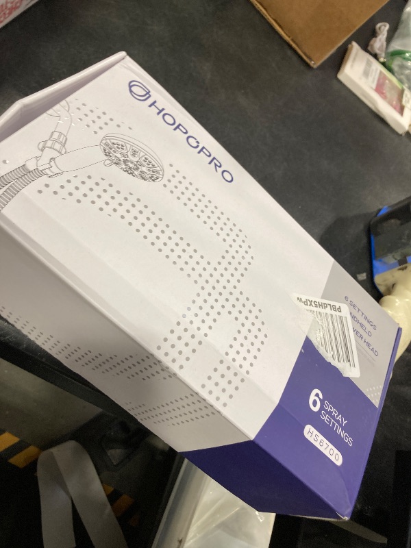 Photo 1 of 6-Mode High Pressure Handheld Shower Head Set, Consumer Reports Recommended HOPOPRO High Flow Hand Held Showerhead with 59 Inch Hose Bracket Teflon Tape Rubber Washers