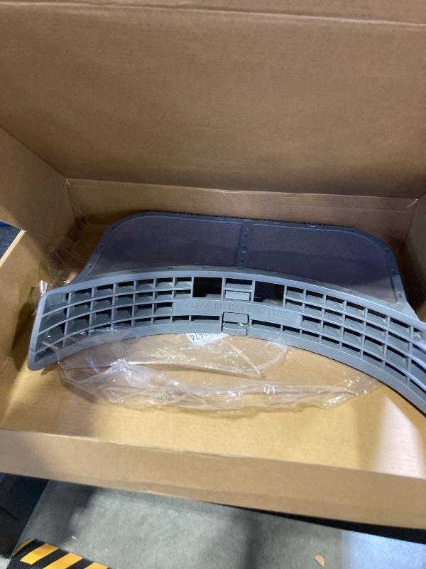 Photo 1 of 2026 Upgrade 5304513574 Dryer Lint Trap Filter Screen Compatible with Electrolux/Frigidaire Dryer Models EFMC627UIW0, EFMC627UIW1, Clamshell Felt Lint Catcher Assembly, Pre Retrofit Filter Parts