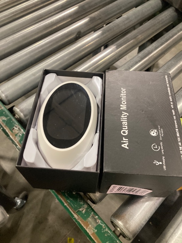 View 2 of 18 in 1 Air Quality Monitor Indoor, Portable CO2 Detector for CO2, Temperature (°F), Humidity, VOC, PM2.5, PM1.0, PM10 & Time Display, ?Dual Chip & High Accuracy?Air Quality Tester for Home