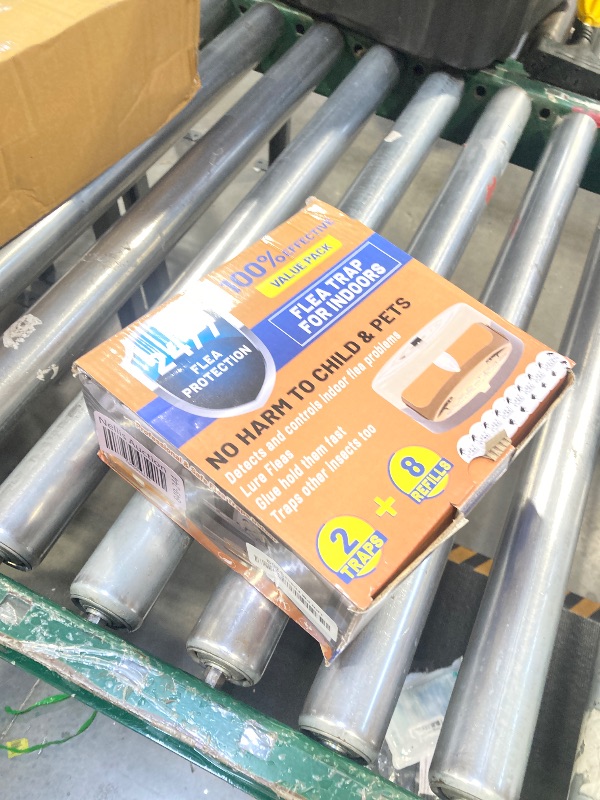 Photo 1 of 2 Pack Flea Traps for Inside Your Home, Indoor Flea Light, Bed Bug Killer with 8 Sticky Pads & 4 Light Bulb, Odorless Natural Insect Infestation Treatment Trap for Kid Pet