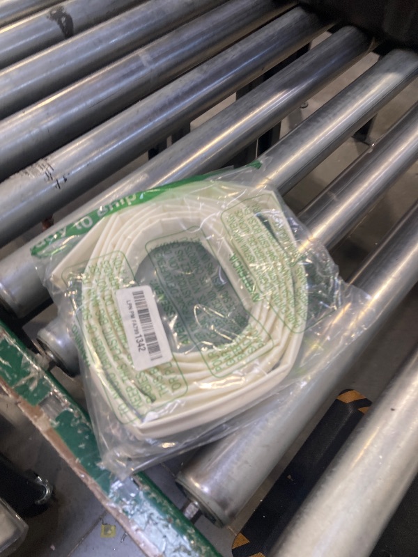 Photo 1 of 118 Inch Window Weather Stripping Door Seal Strip for Bottom and Side of Door-White,Self Adhesive PU Foam Weather Strip for Window Trim and Door Insulation Soundproofing,Door Sweep for Interior Doors