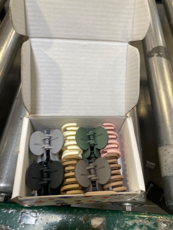 Photo 1 of 1.6" Matte Small Double Row Teeth Hair Clips for Women - Strong Hold Jaw Clamps for Thin, Fine & Thick Hair