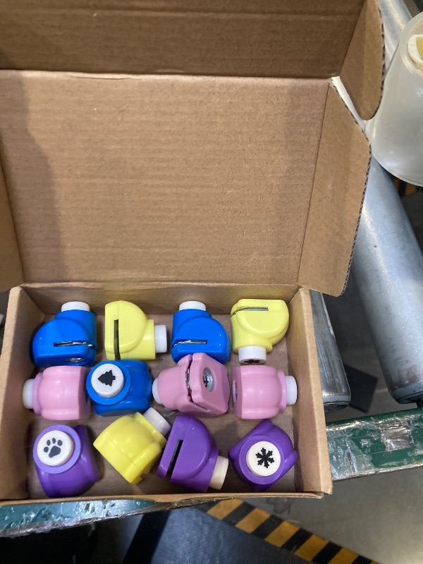 Photo 1 of 12pcs Craft Hole Punch Shapes Set,Small Paper Puncher for Kids,Single Crafting Scrapbook Punches,Star,Butterfly,Leaf,Christmas Tree.Heart,Tag stamp Cards Mini Cutter Nail Arts crafts Punchers Supplies