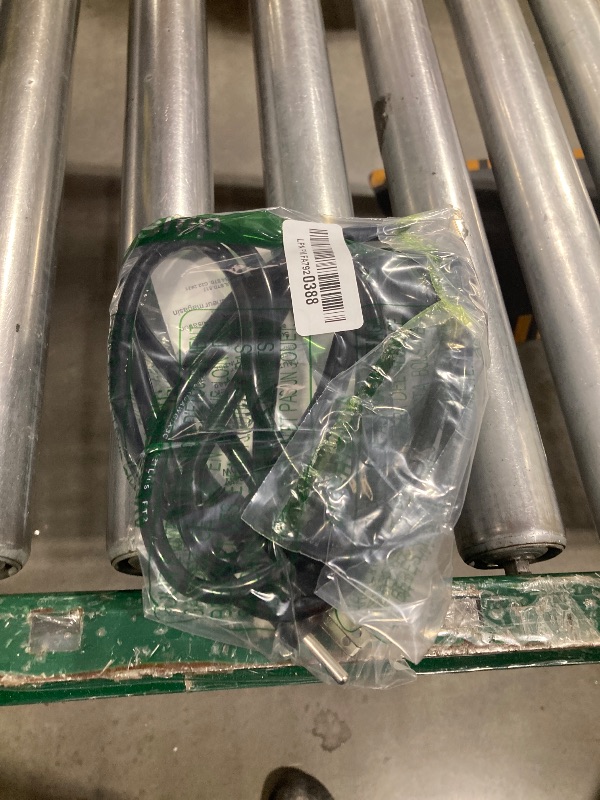 Photo 1 of 16/3 10 FT Outdoor Extension Cord Waterproof, Weatherproof & Flame Retardant Black 3 Prong Power Cord Outside for Lawn & Garden, 13 Amps 1625 Watts 125 VAC 16AWG SJTW, ETL Listed