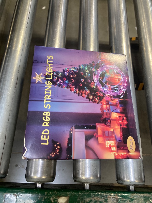 Photo 1 of 2 Pack Fairy Lights Battery Operated Color Changing String Lights with Remote, 16.4FT Twinkle Lights USB Plug or Battery Powered, Outdoor Christmas Decorations for Bedroom Wedding Party Indoor