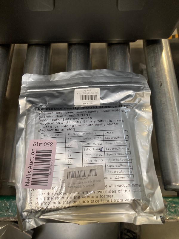 Photo 1 of 5''x5'' Dental Lab Orthodontic Splint Retainer Slice Vacuum Forming Sheet Soft Hard 1.0/1.5/2.0mm Thermoforming Material (Hard Film 1.0 20Pcs)