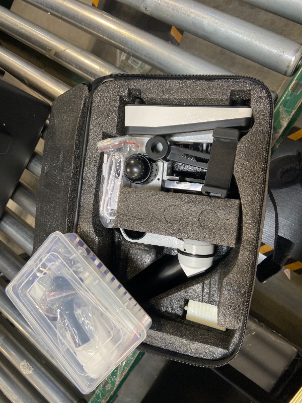 Photo 1 of Sedumic Microscope for Adults Kids 40X-2000X Compound Monocular Microscope for Students School Laboratory Home Education with Slides Set Phone Adapter