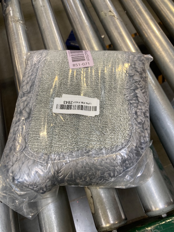 Photo 1 of 16.5 inch Mop Pads Refills, 3 Pack Microfiber Reusable Replacement Mop Pads Flat Replacements Heads for Wet Or Dry Floor Cleaning and Scrubbing, Grey Tassel Cloth