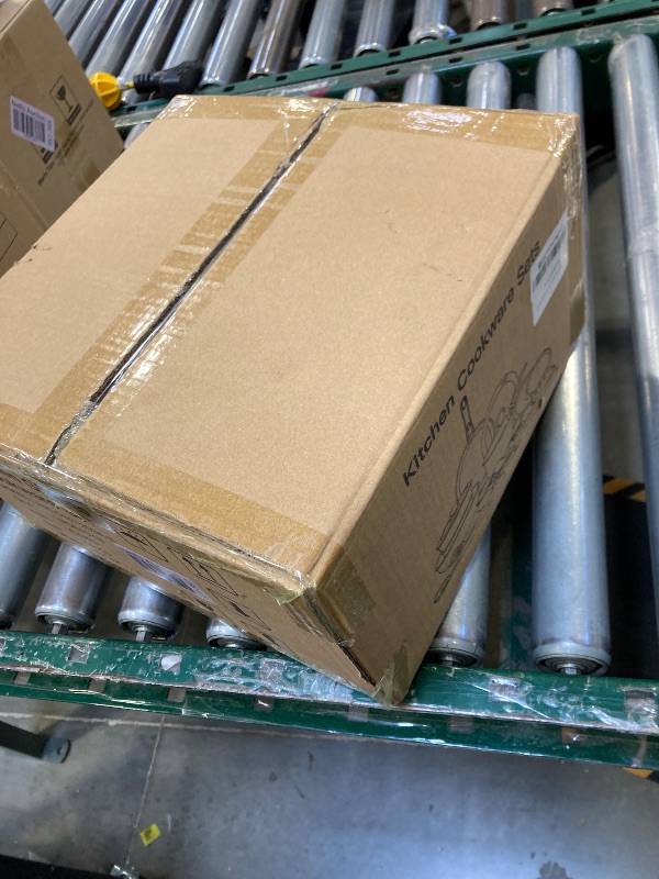 Photo 1 of Astercook Non Stick RV Pots and Pans Ceramic Kitchen Cookware Set with Detachable/Removable Handle, Oven Safe, Induction Ready, Stackable, Black, 21 pcs